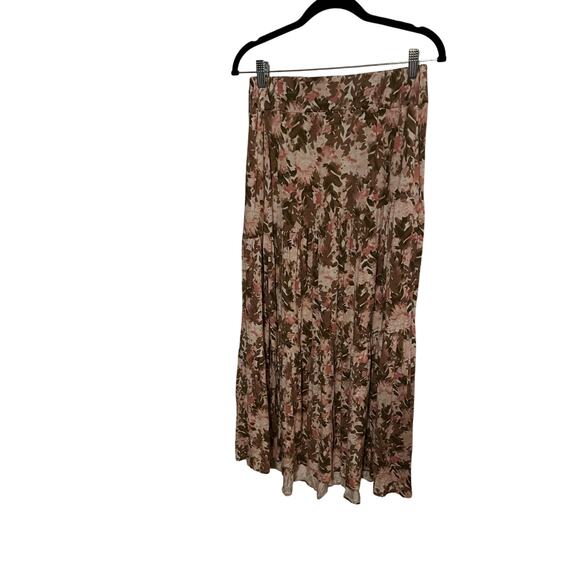Meriskye Brown Floral Dress – Size 0X – Elegant & Comfortable, Casual/Party Wear - Picture 1 of 2